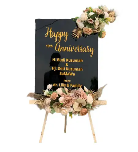 Papan Bunga Akrilik Lamseupeung